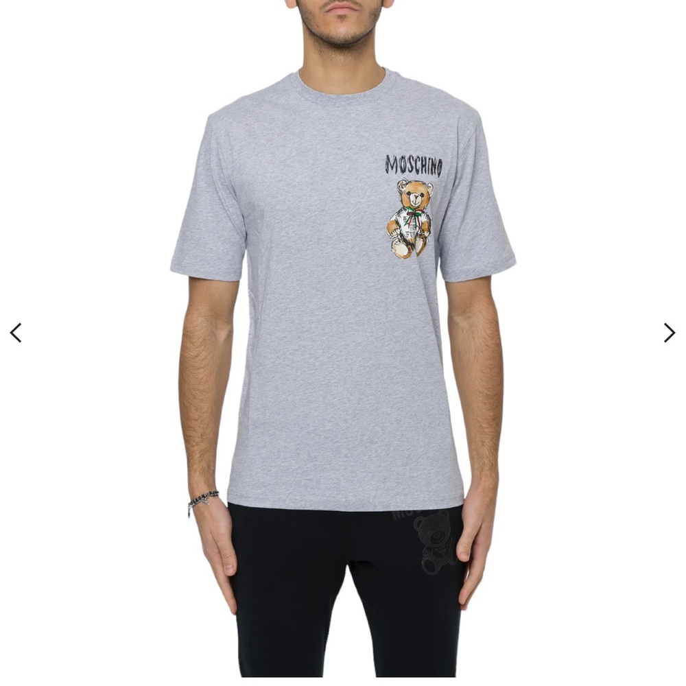 Moschino Logo Printed Crewneck T-Shirt